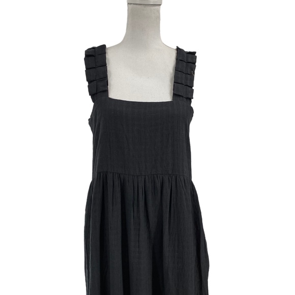 Mirth NEW Tuckernuck Exclusive Black Rio Cotton Handmade Maxi Dress Size S - Picture 5 of 12